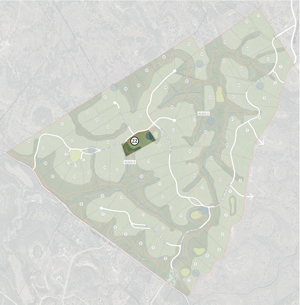 Homesite 22 Map Highlight Image