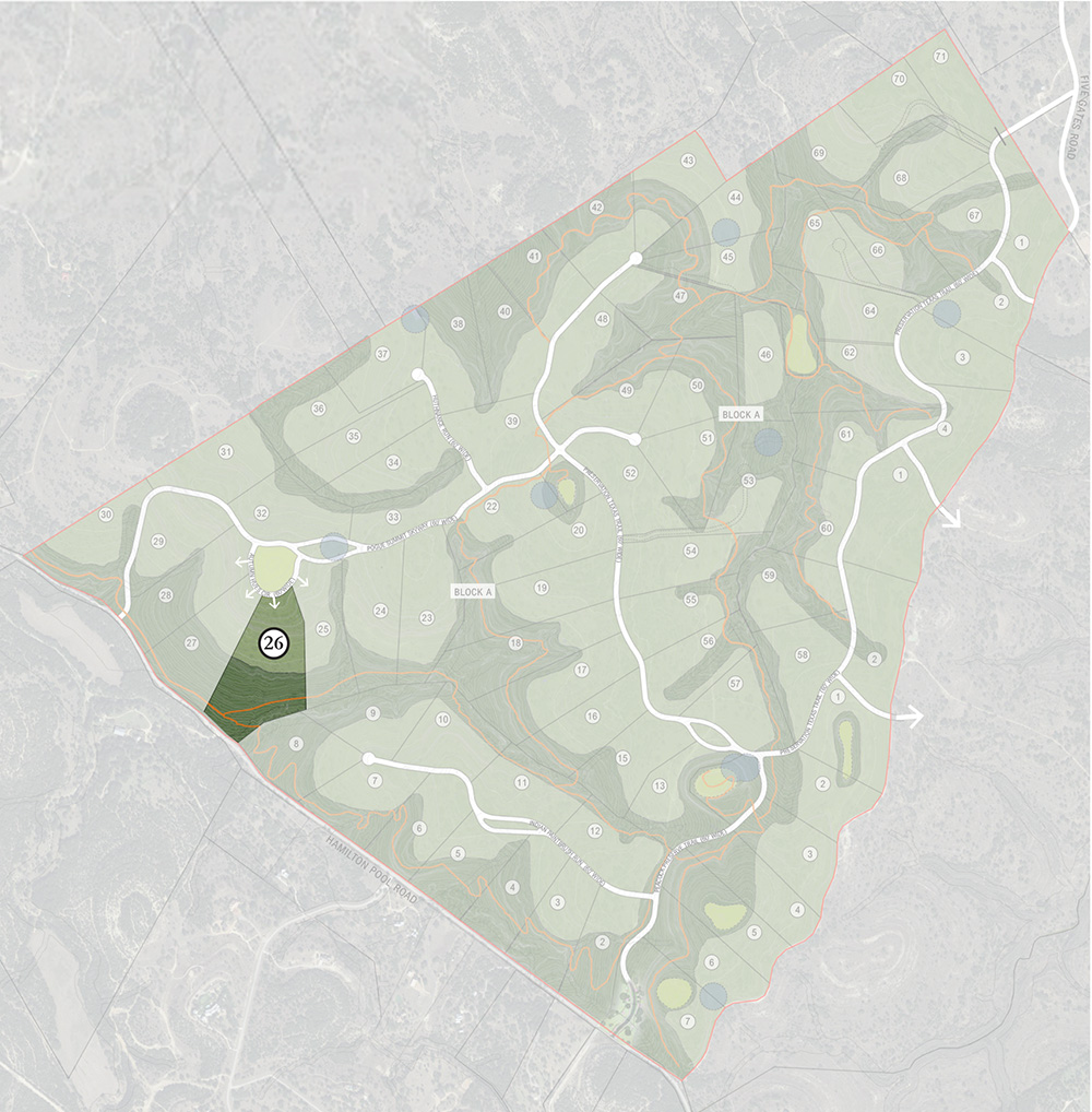 Homesite 26 Map Highlight Image